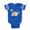 Royal Blue, variant on CafePress - Purple Ladybug - Cute Infant Baby Football Bodysuit