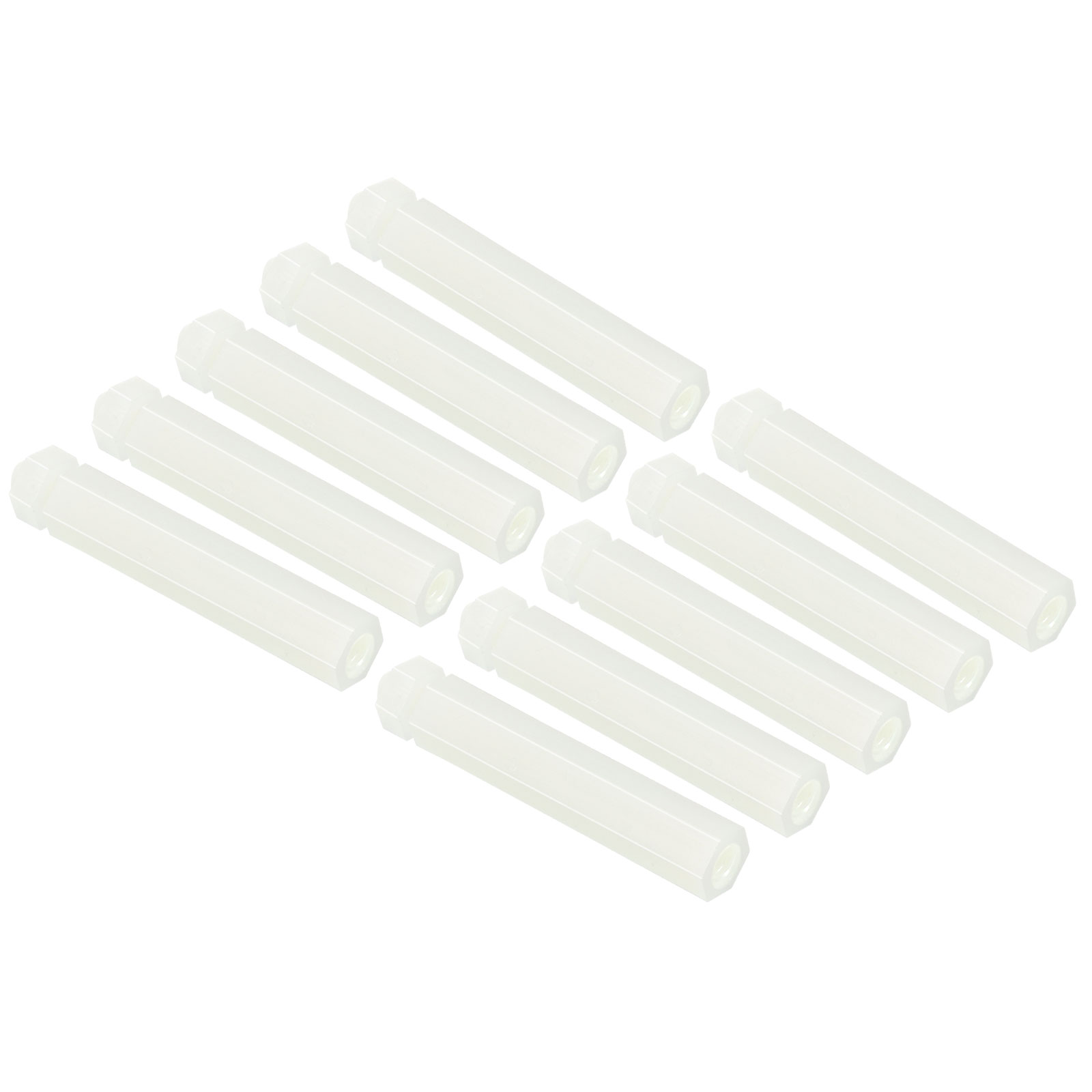Set Of 8 Hard Nylon Kart Seat Washers / Spacers – 40mm X 4mm Thick – Made In UK