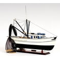 thumbnail image 3 of Old Modern Handicrafts B044 Shrimp Boat Model Boat, 3 of 4