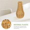 thumbnail image 3 of MIANGASTORE Simulation Rattan Woven Flower Vase Decorative Vase Hand Woven Flower Holder, 3 of 8