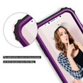 thumbnail image 4 of Dteck iPhone Xs Case, Dteck Heavy Dual Layer Rugged Shockproof Case Hard PC Protective Back Cover For Apple iPhone Xs / iPhone X, Purple, 4 of 7