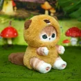 thumbnail image 4 of Poupée en Peluche Série Animal à Longue Queue Mofusand, Jouet Requin Chat Mignon, Augmente les Ornements pour Cadeaux d'Enfants, pandas Rouges 8 Pouces, 4 of 6