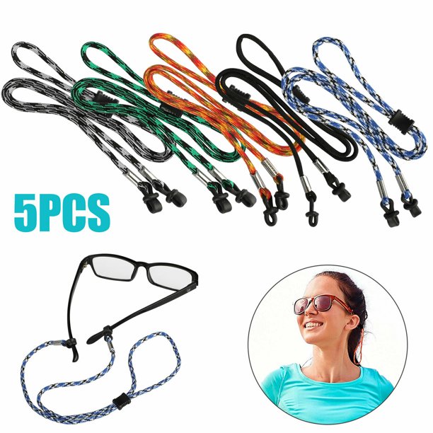 Eyeglasses String Holder Straps Cord 4 Premium Eyeglass Chains for