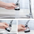 thumbnail image 5 of SPRING PARK 5Pcs/Set 3 Gears Faucet Sprayer for Kitchen Water Saver Swivel Prevent Splash Head Attachment Tap Extender Adjustable Aerator, 5 of 7
