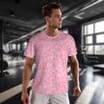 thumbnail image 3 of Wukai Breast Cancer Awareness Print Men's Short-Sleeved Mesh T-Shirt,Quick-Dry Short Sleeve Workout T-Shirt-Medium, 3 of 8