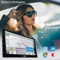 thumbnail image 4 of Pyle Double DIN Car Stereo Receiver - 7 inch 1080P HD Touch Screen Bluetooth Car Radio Audio Receiver Multimedia Player - WIFI/GPS/AM/FM Radio, Mirror Link for Android/iOS, Rear View Cam Support, 4 of 7