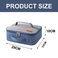 thumbnail image 2 of Bolsa aislada para lonchera, bolso cuadrado de gran capacidad, bolsa bento aislada con papel de aluminio, 2 of 5