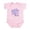 Petal Pink, variant on CafePress - UNICORN KISSES And MERMAID WISHES Body Suit - Baby Light Bodysuit, Size Newborn - 24 Months