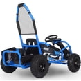 thumbnail image 3 of MotoTec Mud Kids Electric 48V 1000w Go Kart Full Suspension, Blue, 3 of 4