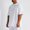 White, variant on Men's Summer Oversized T-Shirt Solid Short Sleeve Casual Top for Comfortable Everyday Wear