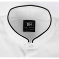 thumbnail image 7 of Bestman Solid Long Sleeve Shirt For Mens Front Double Button Placket Chinese Collar Shirt, 7 of 7