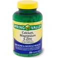 thumbnail image 1 of Spring Valley - Calcio, Magnesio y Zinc + Vitamina D3 con 250 Capsulas Spring Valley Spring Valley / Calcio, Magnesio, Zinc / 250 caps, 1 of 3