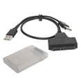 thumbnail image 1 of Hard Disk Cable, ABS  Box  Compatibility With LED Status Indicator For 2.5in  HDD SSD White,Gray,Blue,Red,Green, 1 of 8