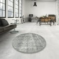 thumbnail image 4 of Ahgly Company Machine Washable Indoor Rectangle Traditional Grey Gray Area Rugs, 5' x 8', 4 of 7