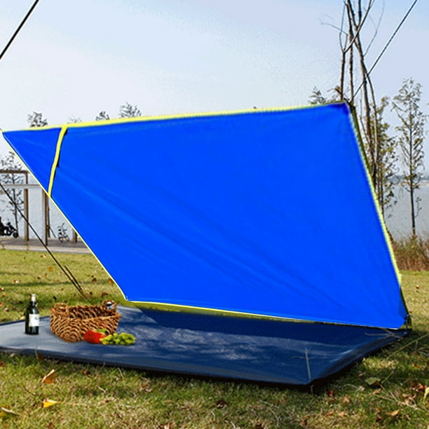 Multifunctional Outdoor Camping Awning Rainproof Awning Mat Outdoor Camping Can Be Used As Raincoat Damp-Proof Mat And Awning