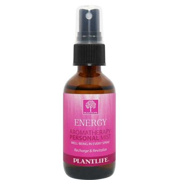 Plantlife Energy Mist Face and Body Spray - Straight From The Plant 100% Pure Therapeutic Grade - Take with You Everywhere - Made in California 2 oz