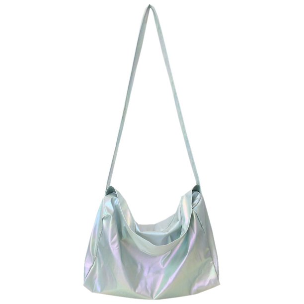 Bolso Bandolera Gran Capacidad para Mujer Bolso Compras Hombro Nailon (azul)