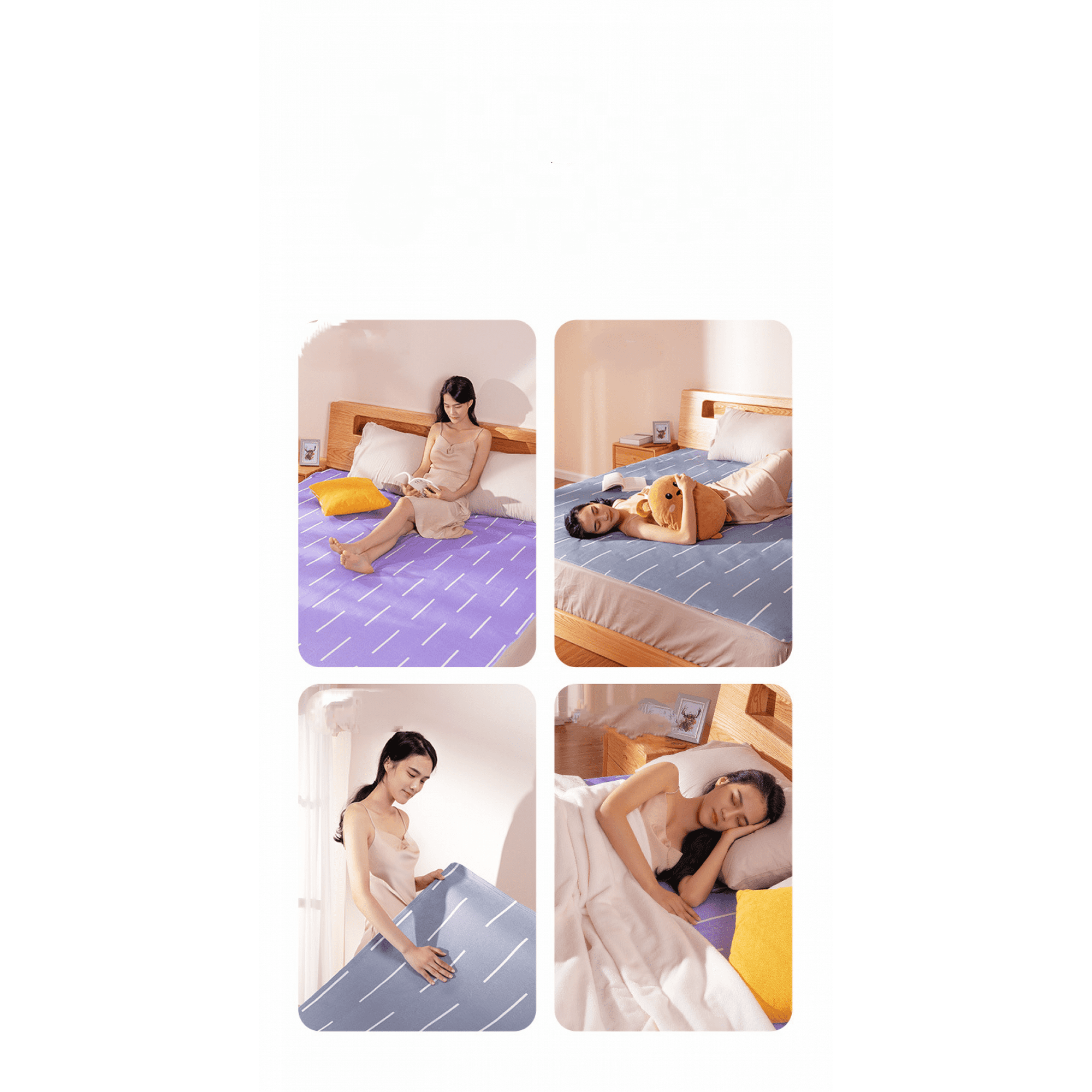 Soft Dual Control Electric Blanket Heating Blankets Washable 20 Heat Settings 63 X 28 Grey Walmart