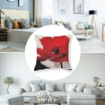 thumbnail image 5 of nygtbtfer  Ink Painting Watercolor Wine Red Poppy Flowers Summer Decorative Throw Pillow Cover Case Home Living Room Bed Sofa CarLinen Square White, 5 of 7