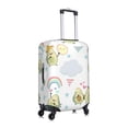 thumbnail image 3 of Haiem Green Blue Avocado Luggage Cover Printed Suitcase Covers for Luggage Elastic Washable Suitcase Protector Fits 18-32 Inch Luggage-X-Large, 3 of 9