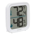 thumbnail image 2 of La Crosse Technology 302-1407W Monochromatic Digital Indoor Thermometer with Humidity - White, 2 of 8