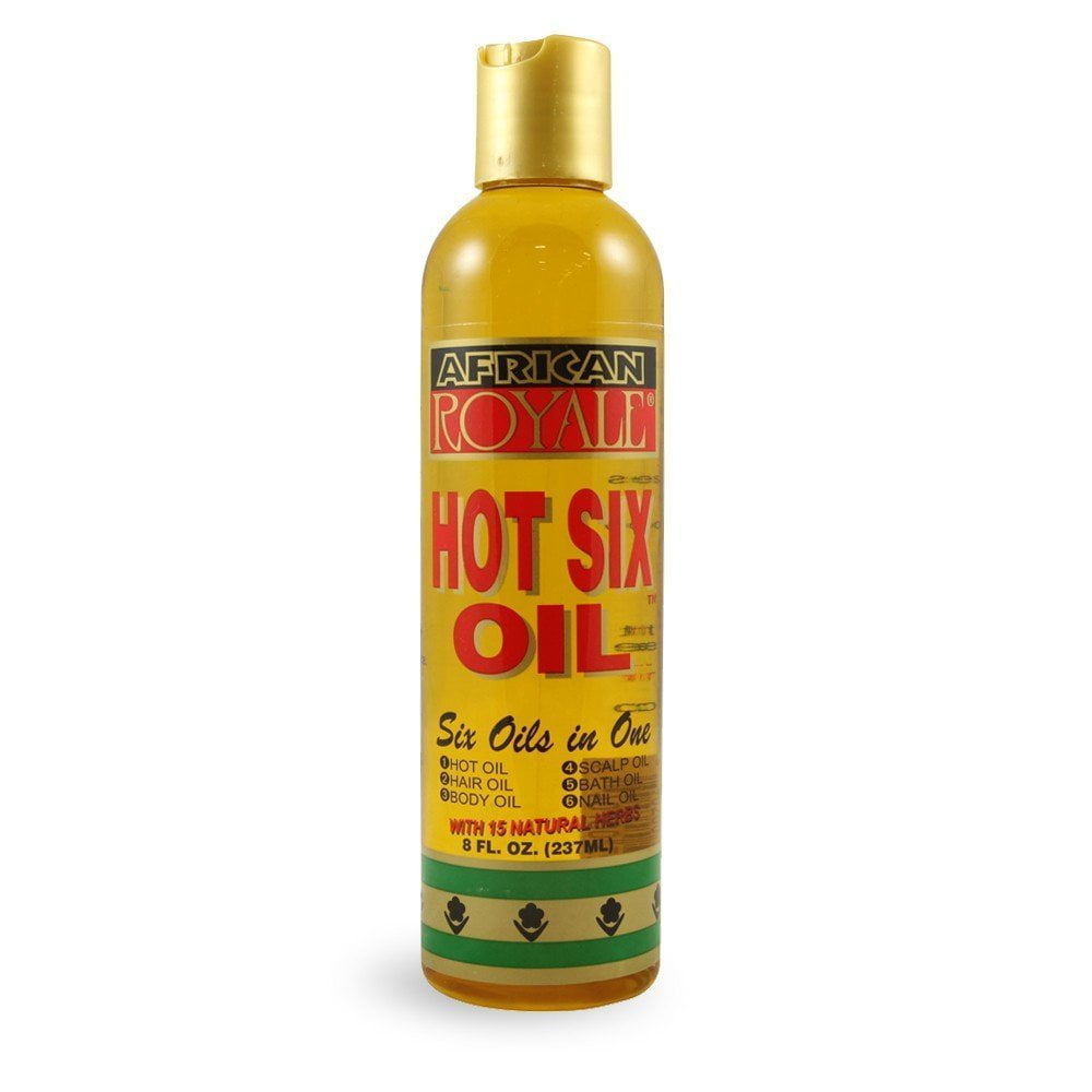 African Royale Miracle Hot Six Hair Oil 8 Oz 