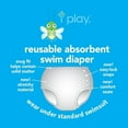 thumbnail image 4 of Ruffle Snap Reusable Absorbent Swimsuit Diaper-Pink Sealife, 4 of 6