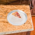 thumbnail image 4 of UPOUART 2Ud Pizza Grill Pan De Metal Perforado Para Cocina Excelente Distribución De Calor Plata, 4 of 8