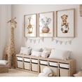 thumbnail image 3 of Sports Nursery Wall Art Baby Boys Room Canvas Pictures Safari Animal Wall Decor Jungle Nursery Prints Kids Poster Cute Painting Football Soccer Baseball Artwork for Bedroom, 3 of 6