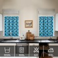thumbnail image 4 of Dog Print Kitchen Curtains 36 Inch Short - 3 Panel Set, Cute Puppy & Floral Design, Rod Pocket Pet Lover Curtains 100% Polyester, Paw & Bone Pattern for Kitchen, Living Room, Bedroom, Easy Wash, 4 of 6