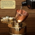 thumbnail image 4 of Kings County Tools 13" Extra-Bright Oil Lamp | Narrow Glass Chimney | Modern Design | Solid Copper Filling Funnel, 4 of 6