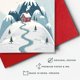 thumbnail image 3 of Tarjeta de felicitación Merry Christmas Winter Cabin (13,5 x 21,5 cm), 3 of 9