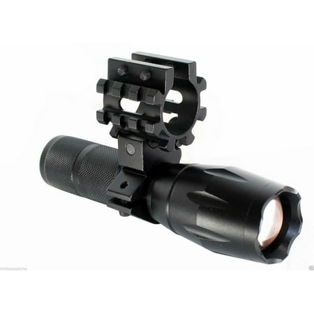 Trinity 800 Lumen Tactical Flashlight with Mount for 12 Gauge Mossberg 500, Mossberg 500 accessories.