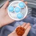 thumbnail image 4 of sunsanly Laundry Ball Floating Pet Fur Lint Hair Catcher Household Reusable Washing Machine Floating Lint Mesh Bag Hair Filter Net Pouch, 4 of 8