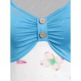 thumbnail image 3 of Tallas de flores de talla grande Top sin mangas Rosegal Camisetas sin mangas de talla grande, 3 of 5
