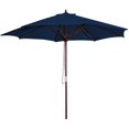 thumbnail image 1 of 9 ft. Navy Wooden Market Umbrella - Navy, 1 of 1