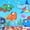 Blue Shark, variant on Dznils Extra Long Bathtub Shower Mat Non Slip, Kids Bath Mat with Suction Cups & Drain Holes, Machine Washable, 16" x 40"