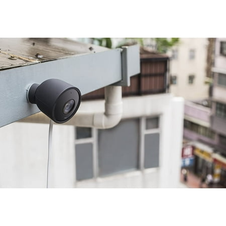Wasserstein - Silicone Skin for Nest Cam Outdoor Security Cameras - Black