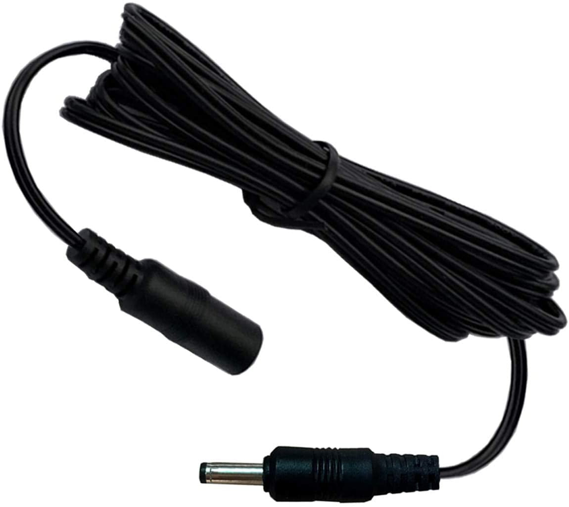 Long 3m Extension Power Lead Charger Cable Black for Foscam FI9816P IP Camera 