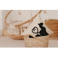 thumbnail image 4 of Simply Daisy 16" x 16" Conniving Cats Decorative Throw Pillow, Cream, 4 of 4