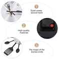 thumbnail image 3 of MasteelfCA 1Pc Creative Wall Hanging Clock Kitchen Cutlery Wall Clock with Forks and Spoons, 3 of 8