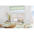 thumbnail image 2 of Ashford Sage Green Gingham 100% Cotton Set of 2 Window Valances 15.5" x 72", 2 of 9
