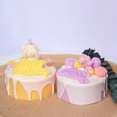 thumbnail image 3 of 4 Inch Silicone Cake Tins for Baking, Non-Stick Cake Baking Pans, Mini Cake Tins, for Layer Cake, Cheese Cake, Rainbow Cake, 3 of 6