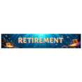 thumbnail image 4 of Retirement Themed Golden Backdrop Banner with Clock Element Party Decoration Background for Retirement Parties Photo Booths Memory Keepsakes Celebrations, 4 of 7