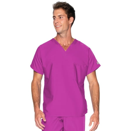 Landau Unisex Scrub Zone Classic Relaxed Fit Breathable Fade Resistant 1 Pocket Pull Over Tunic Scrub, Style 71221
