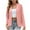 Watermelon Red, variant on FAIWAD Blazers for Women Work Casual Long Sleeve Oversized Open Blazer Jacket Solid Color Slim Work Blazer