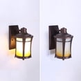thumbnail image 7 of Outdoor Wall Sconce Waterproof Wall Mount Porch Light Fixture, IP65 Outside Glass Wall Lantern with E27 Socket, Vintage Exterior Wall Lamps for Garage Garden Patio Yard, 7 of 7