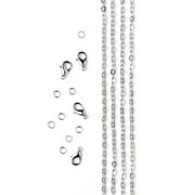 DIY Metal 90 in. Small Chain, Silver Finish, Unisex