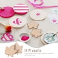 thumbnail image 5 of Maple Leaf Hand Decoration 100 Pcs Shape Wood Slices Chip for DIY Decorations Wooden, 5 of 6