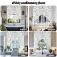 thumbnail image 6 of Swag Curtain Valances Sage Green Berry Leaves Swag Valances for Kitchen Windows Pastoral Floral Herb Plant Short Topper Curtains Valance Tier Pair for Kitchen Bedroom Living Room Bathroom 28"x36", 6 of 8